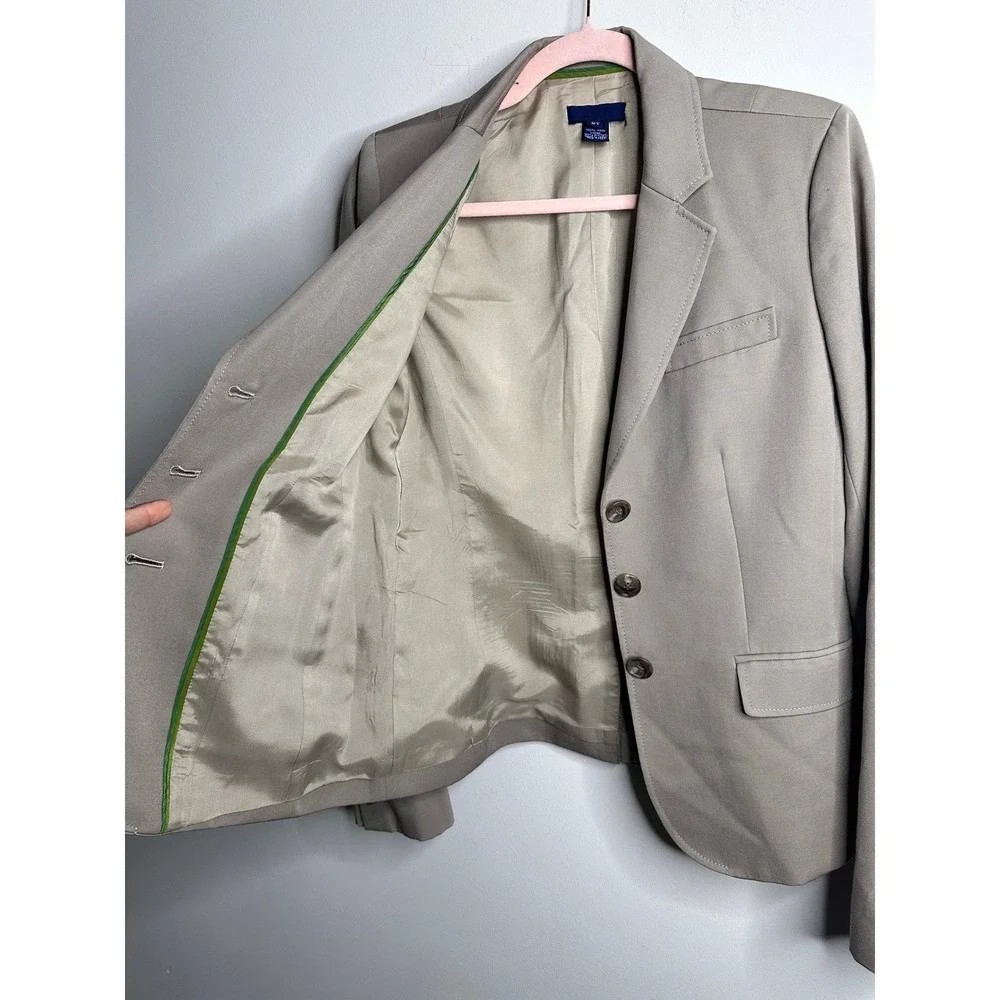 J.‎ Crew 6T Tan Wool Blend Blazer Jacket. 6 Tall